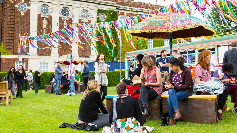 Bestival being hosted on the green