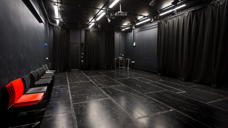 Performance space in the George Wood Theatre