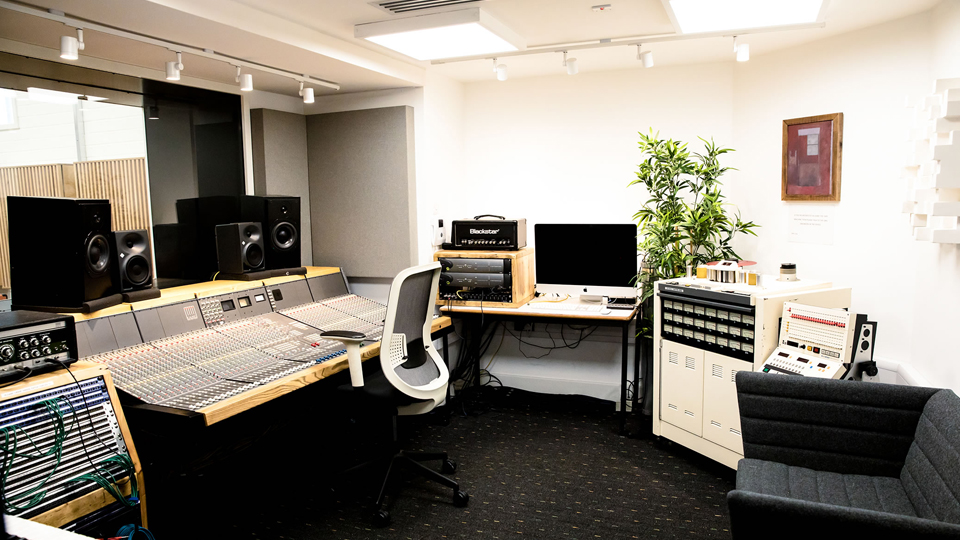 Goldsmiths Music Studios control room