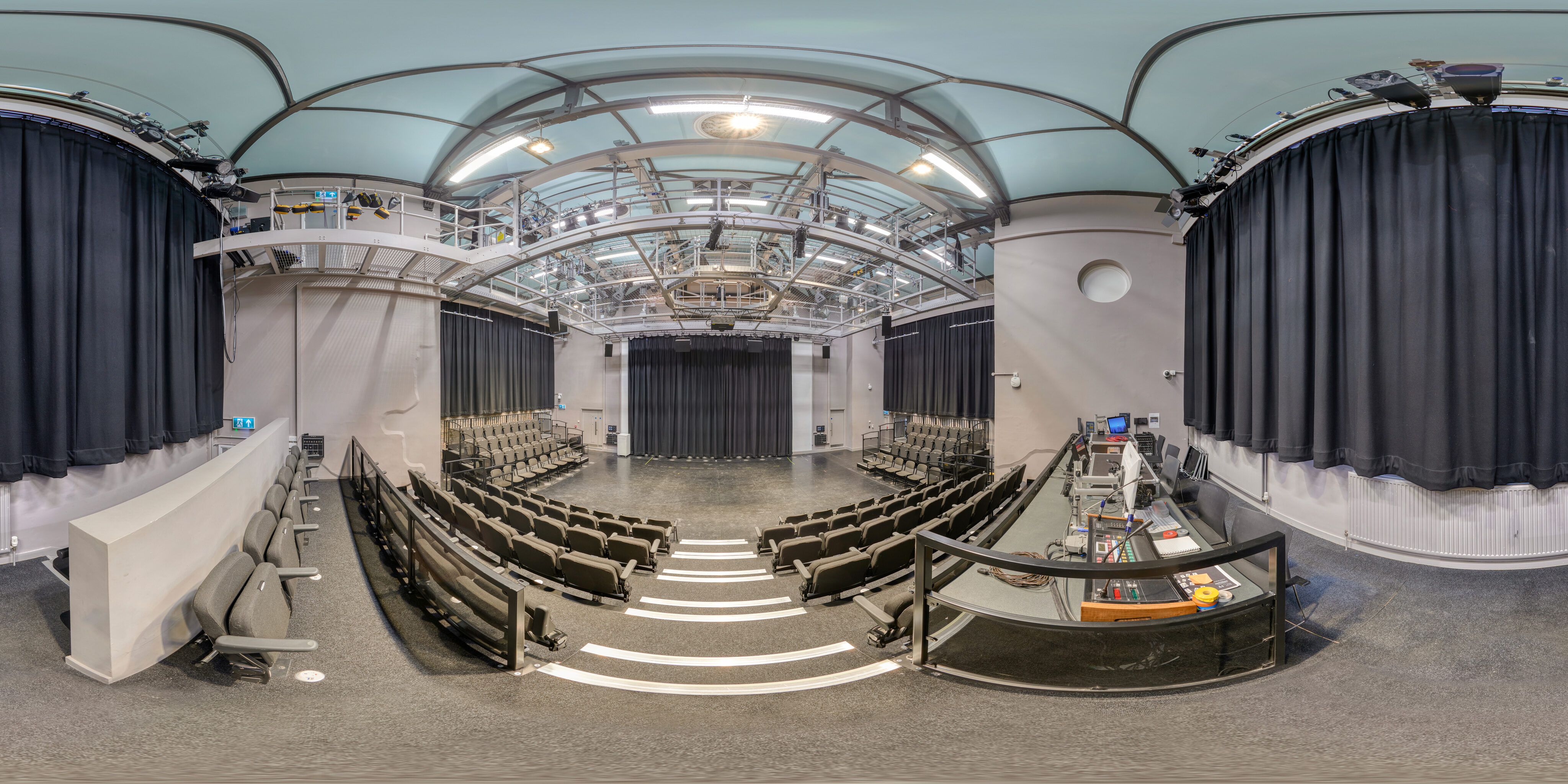 360 of George Wood Theatre