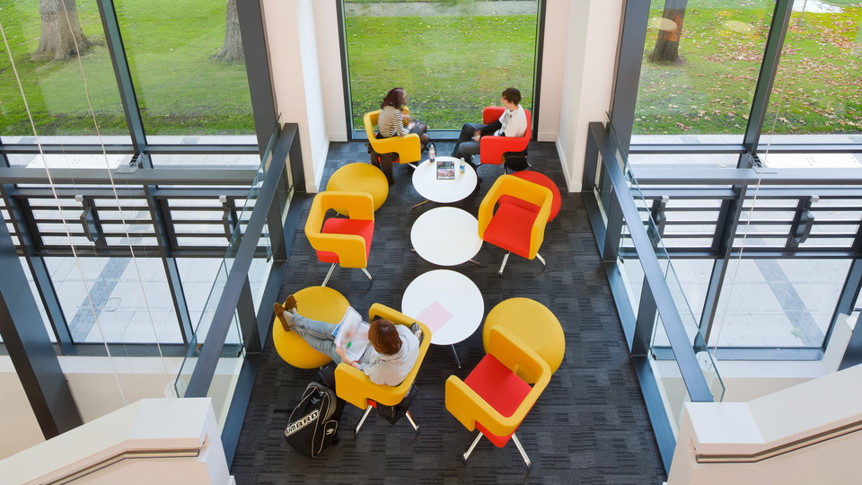 Seating area on the first floor landing