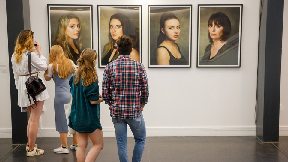 Exhibition on the lower-ground floor of the Professor Stuart Hall Building