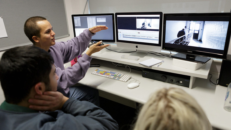 A fully kitted Avid edit suite