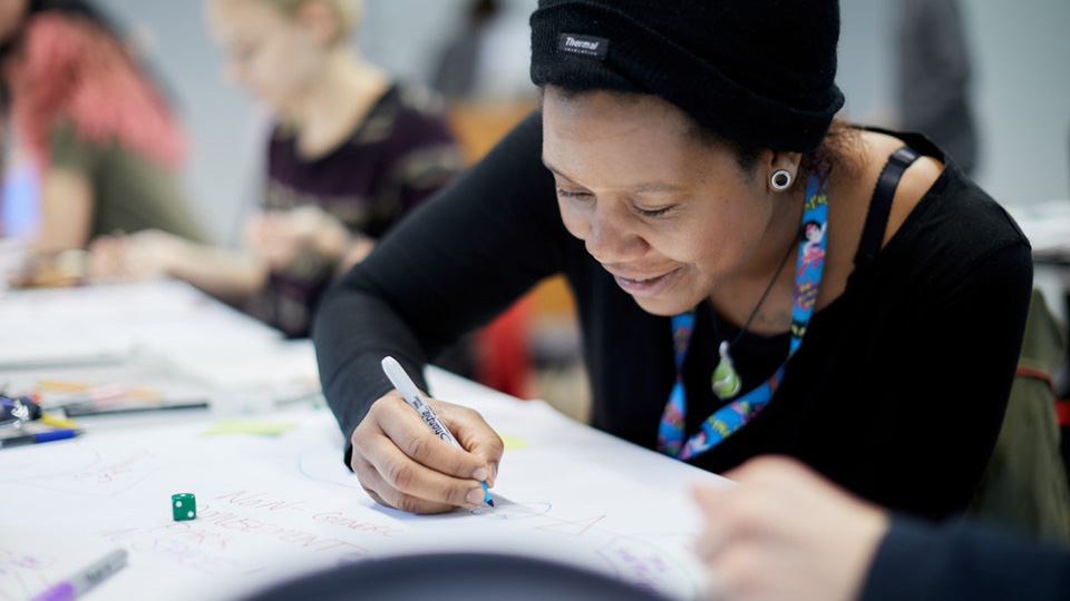 An event being held in the Digital Studio