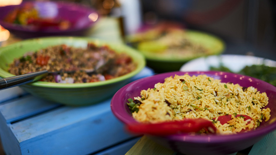 Food is available to buy during term time which caters to all dietary requirements