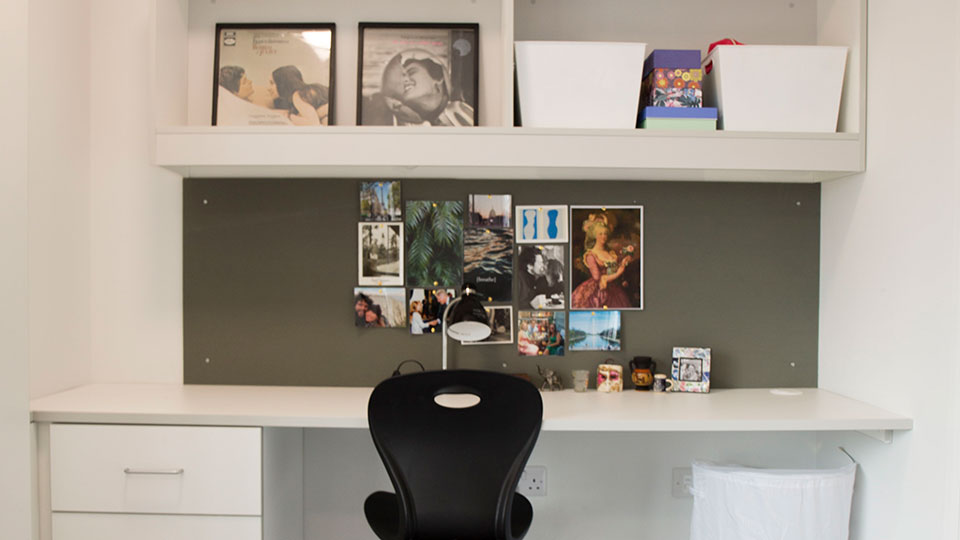 A desk set in Town Hall Camberwell