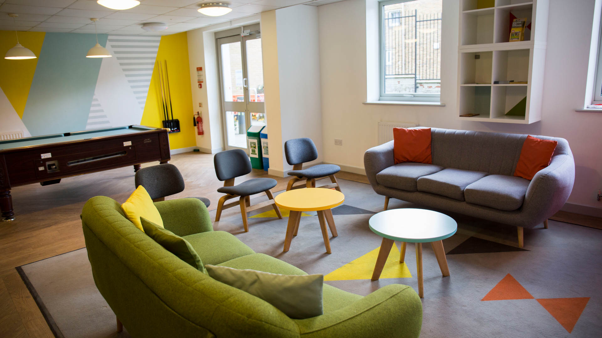 Communal area inside Quantum Court